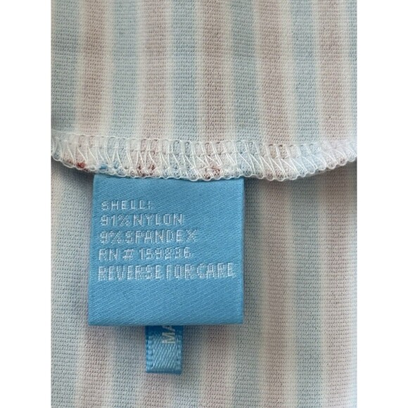 J. McLaughlin Women’s Sofia Red Blue Stripe Dress Sz S Athleisure Casual Travel - Picture 5 of 7